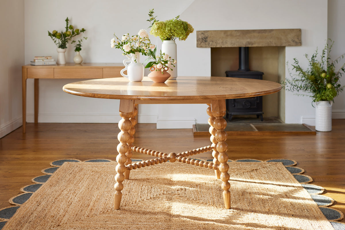 Hetton Oak Dining Table Royal Oak Furniture Company
