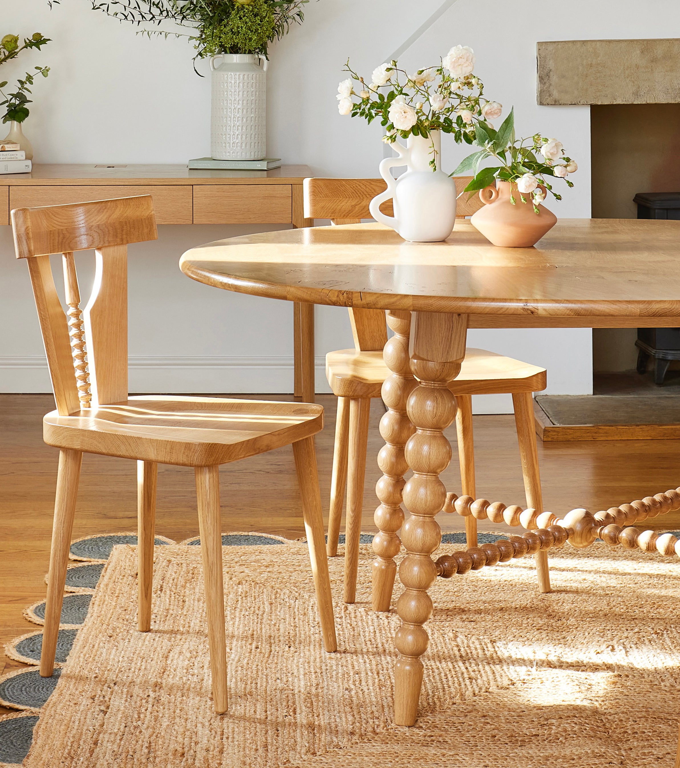 Hetton Oak Dining Table