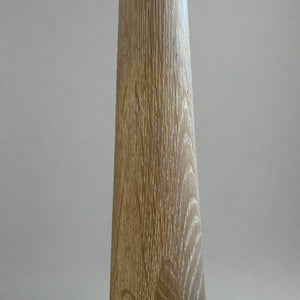 Tapered English Oak Lamp Base