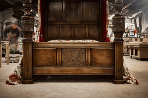 Balmoral Bespoke Carved Four Poster Bed