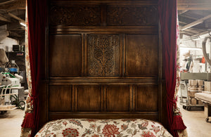 Balmoral Bespoke Carved Four Poster Bed