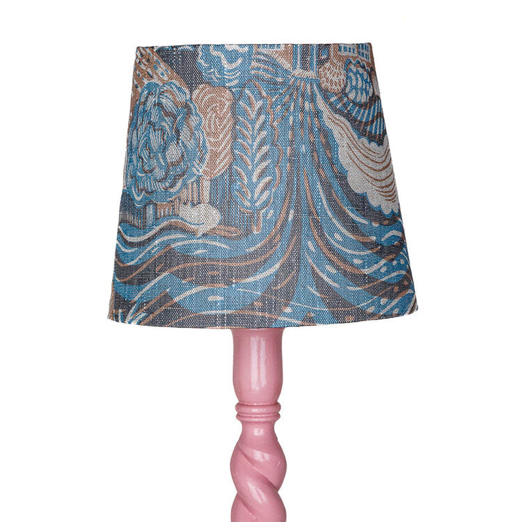 Linen Screen Printed Lampshade - several colours available