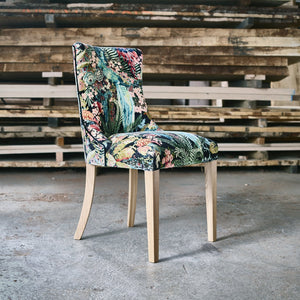 Floral top tub chair