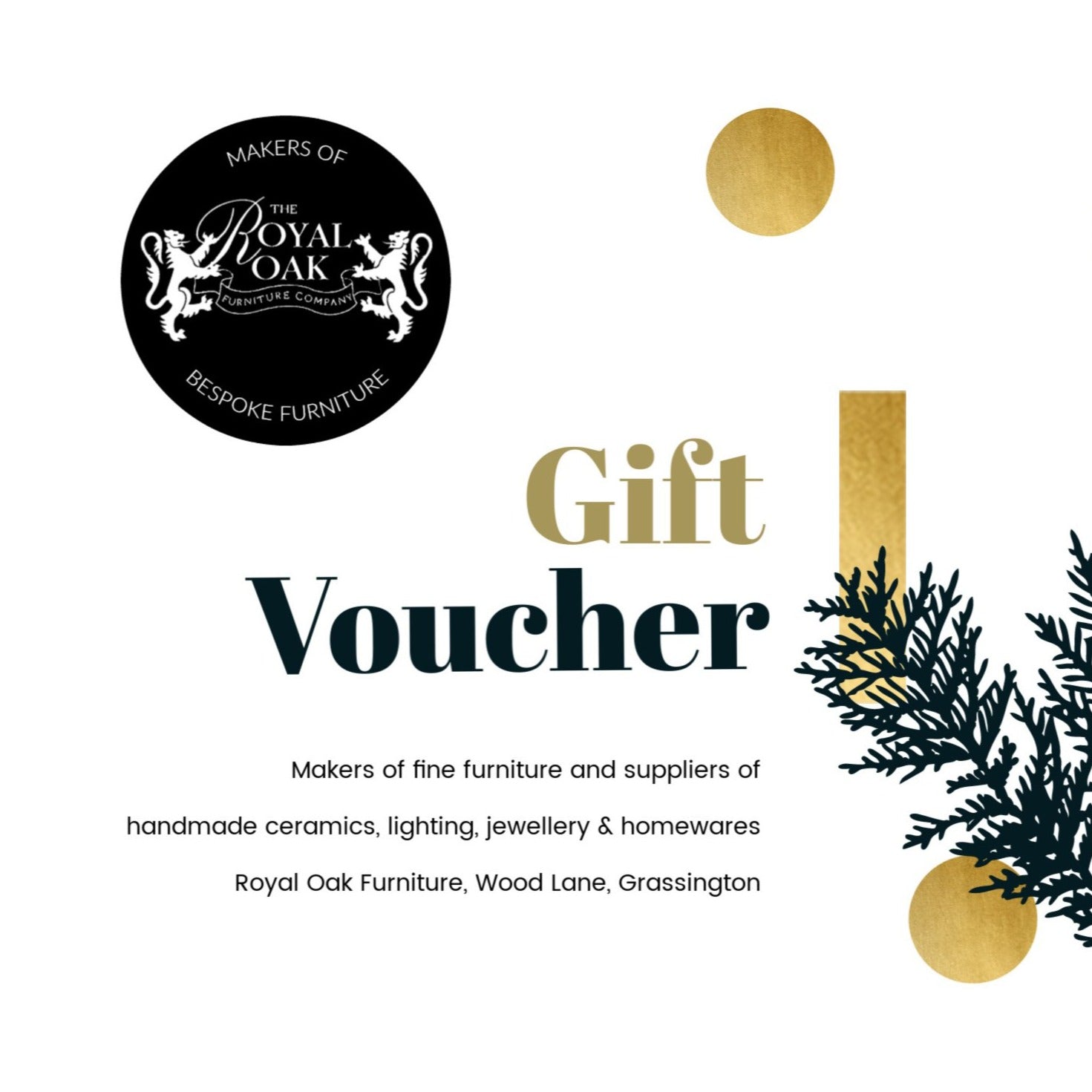 Royal Oak Gift Card Voucher