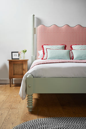 Hetton Upholstered Spindle Bed