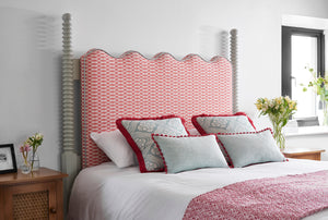 Hetton Upholstered Spindle Bed