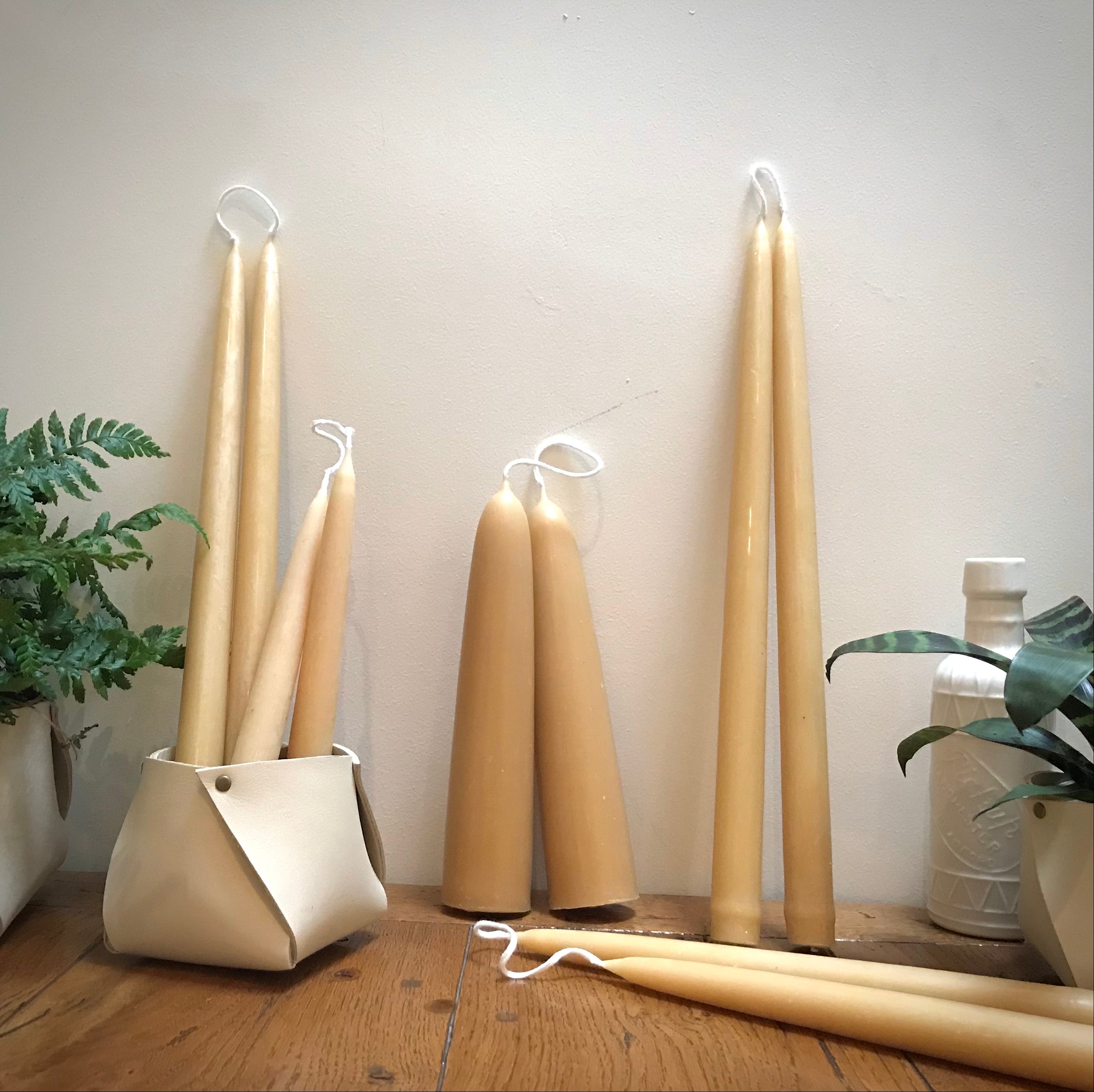 Natural Beeswax Candles