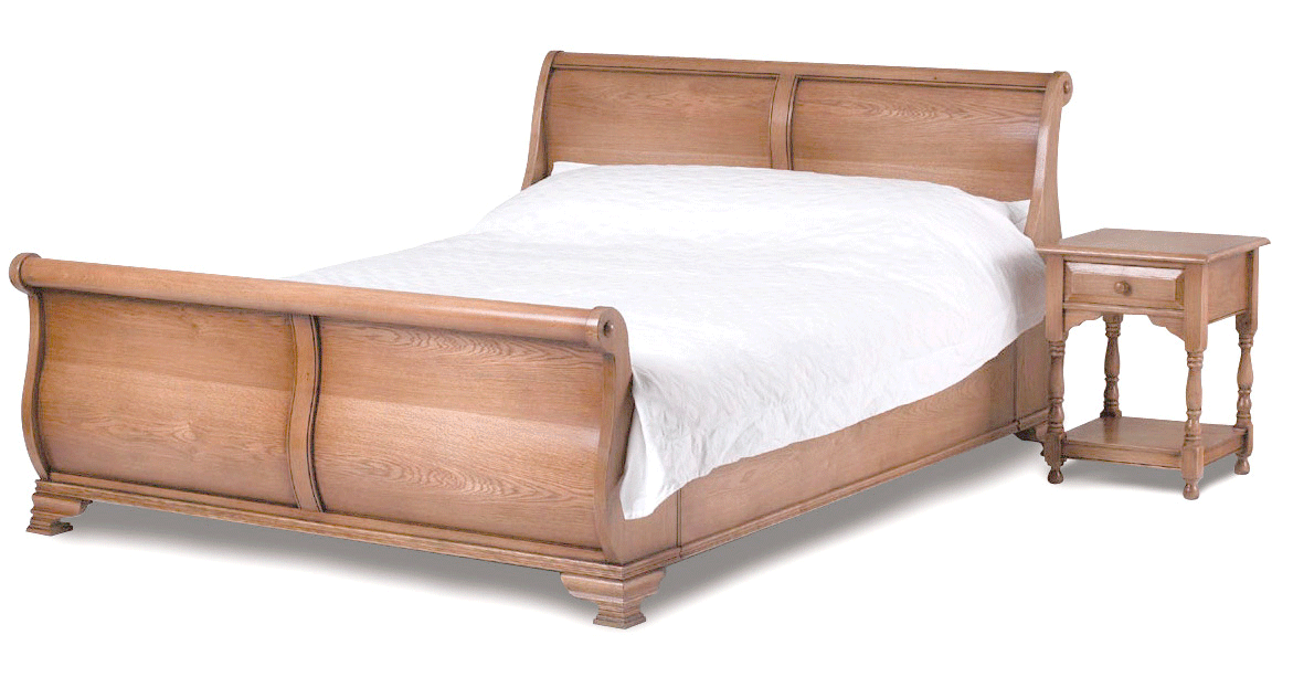 Lyon Curved Panel Sleigh Bed