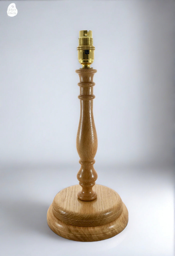 Traditional Turned Lamp Base – Royal Oak Furniture Company
