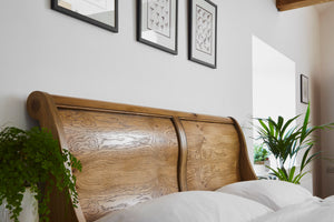 Lyon Deep Curved Panel Sleigh Bed