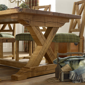 Sawn Oak Dining Table
