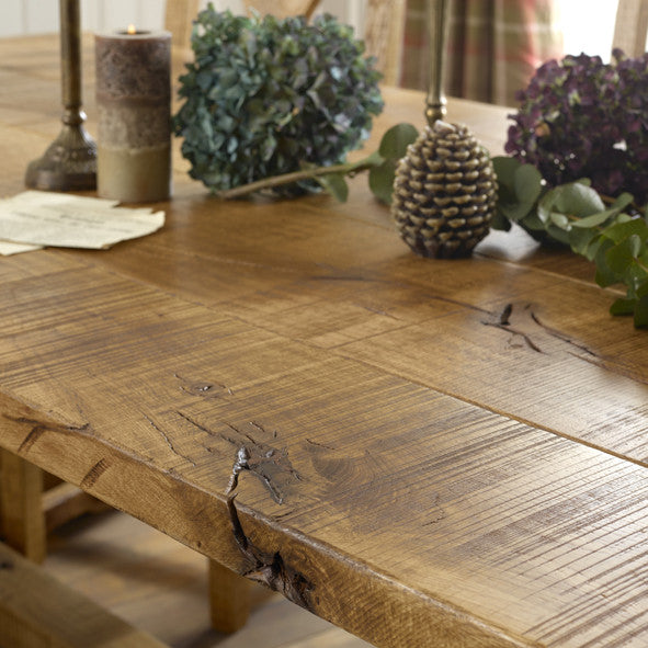 Sawn Oak Dining Table – Royal Oak Furniture Company