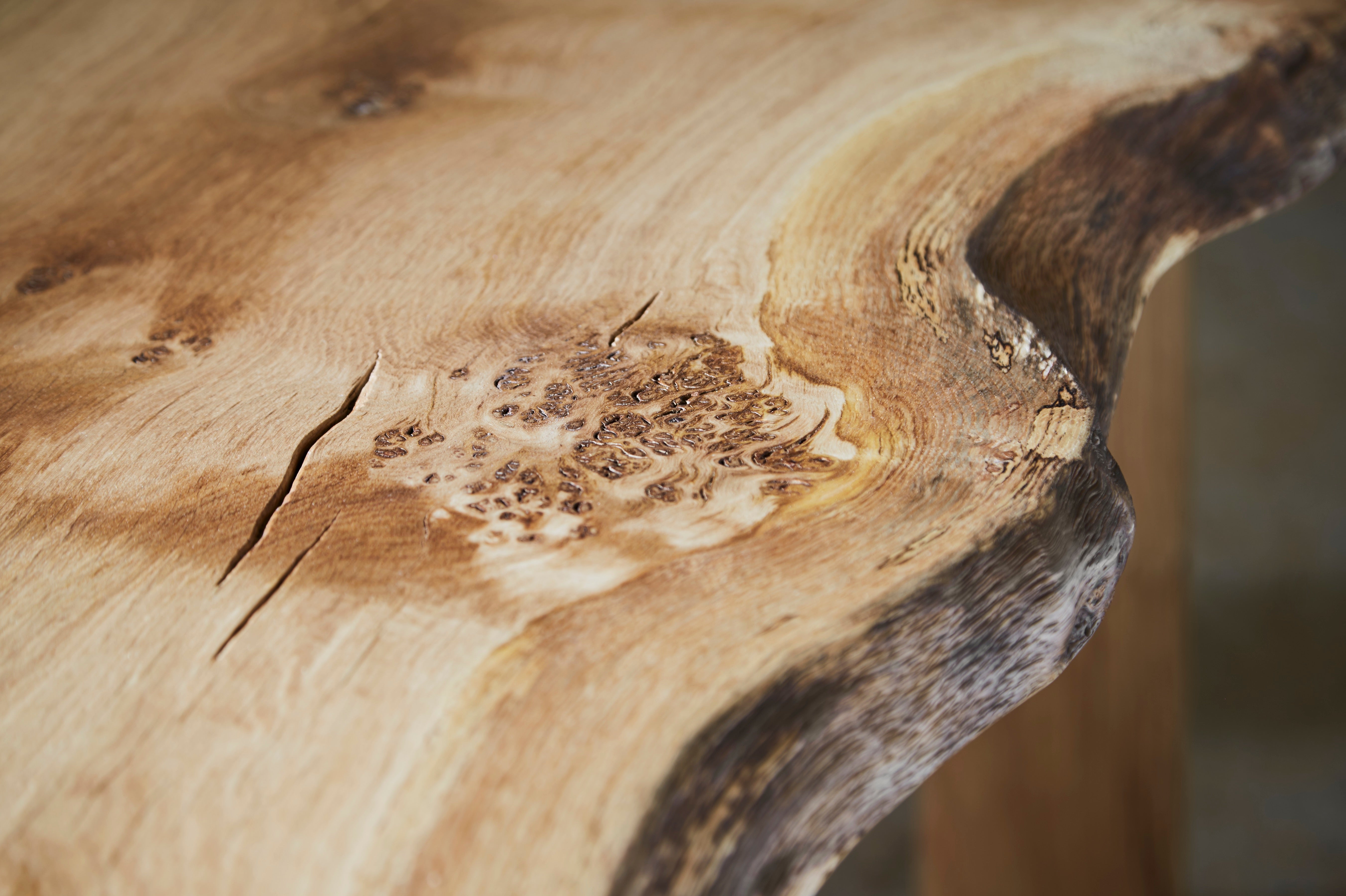 Waney edge oak discount dining table